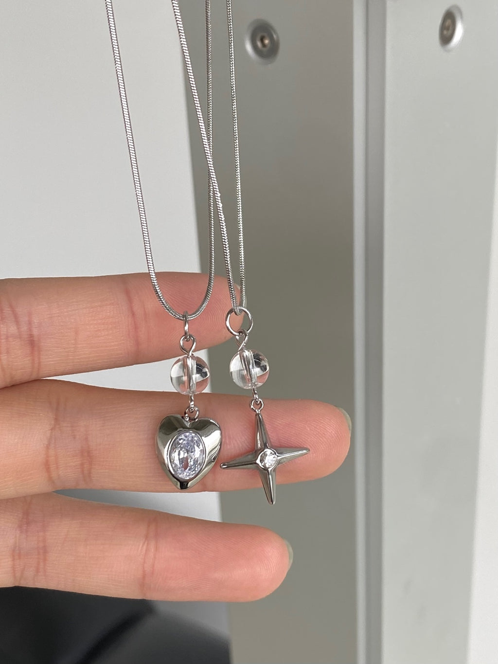 Clear Stone Necklace