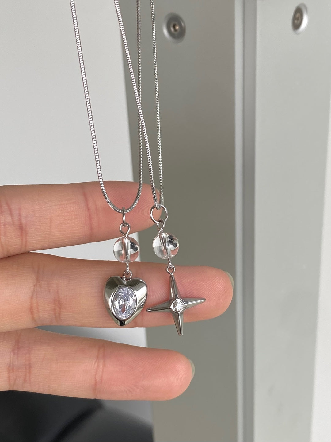 Clear Stone Necklace