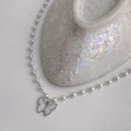 Butterfly pearl necklace