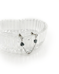 Black heart two-pin chain