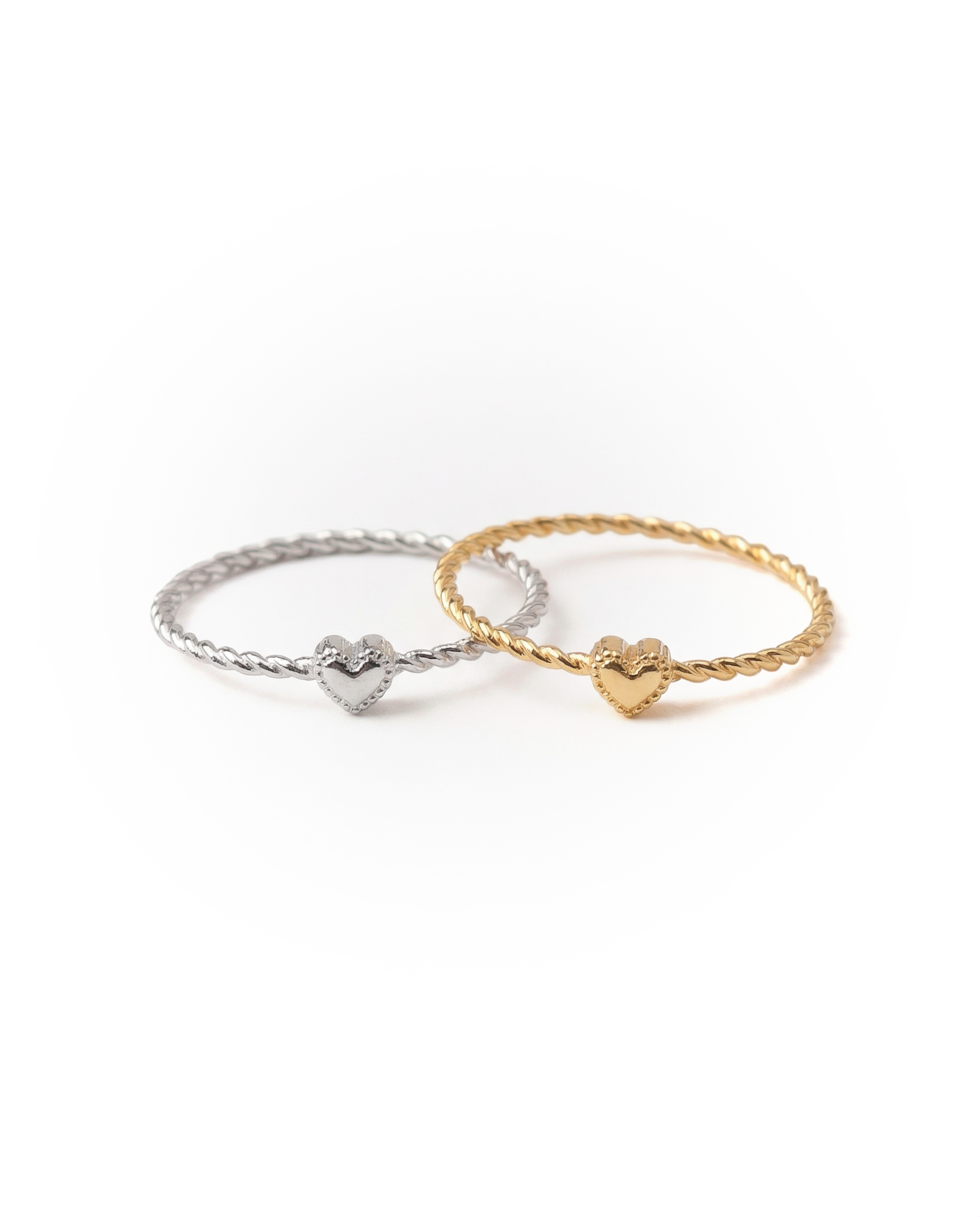Heart thin ring